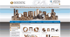 Desktop Screenshot of isostatic.com