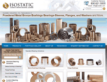 Tablet Screenshot of isostatic.com